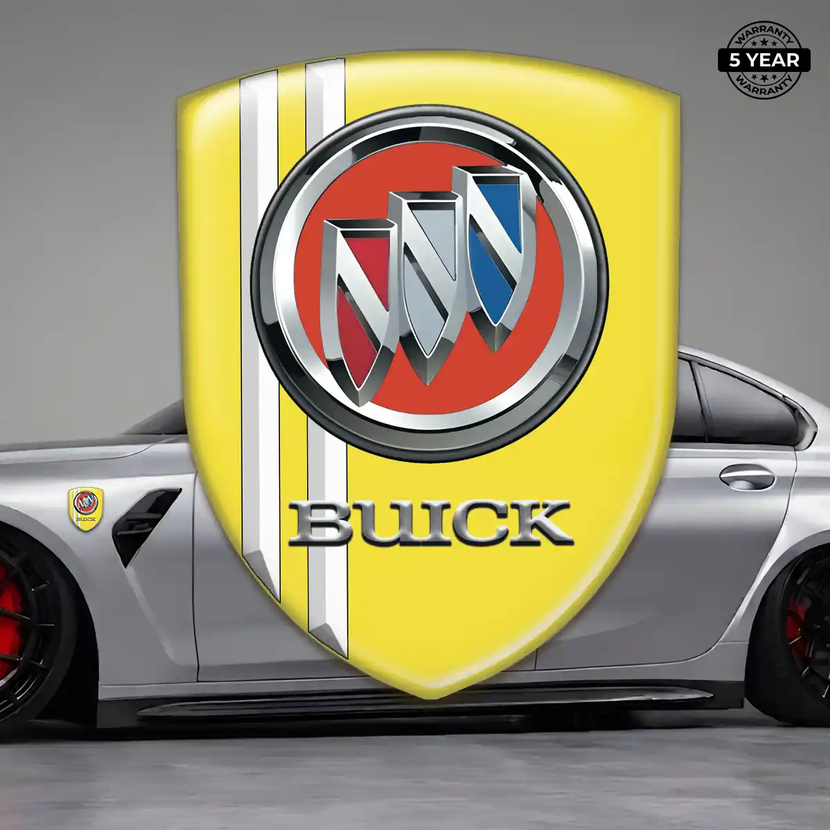 Buick Automotive Emblem Sticker Sleek Style