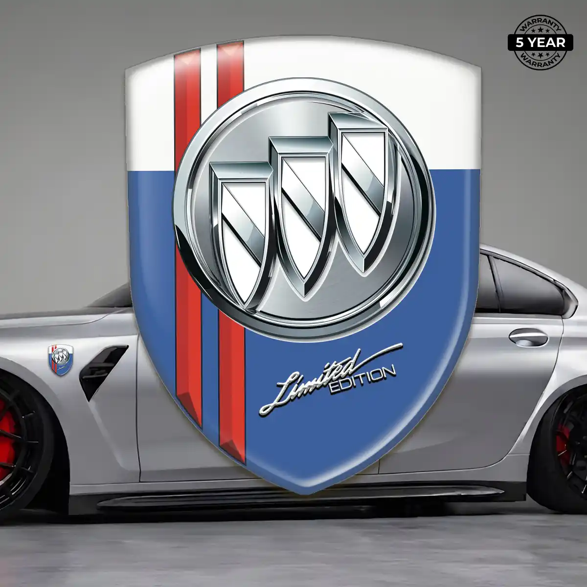 Buick Automotive Logo Sticker Deluxe Edition