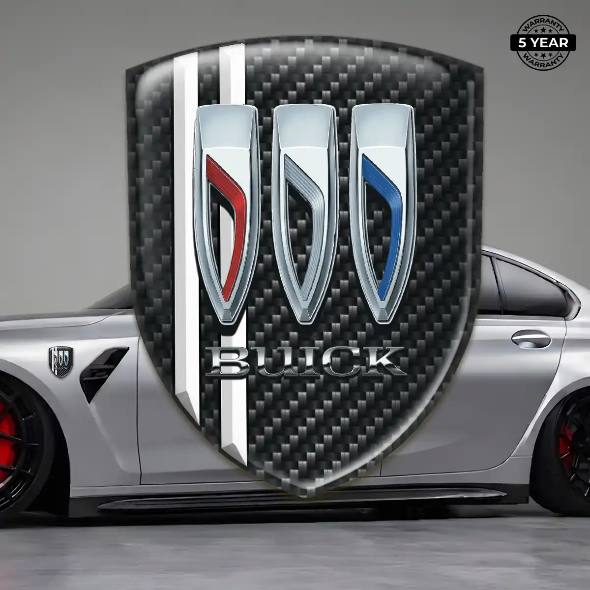 Buick Automotive Logo Sticker Resin Luxe