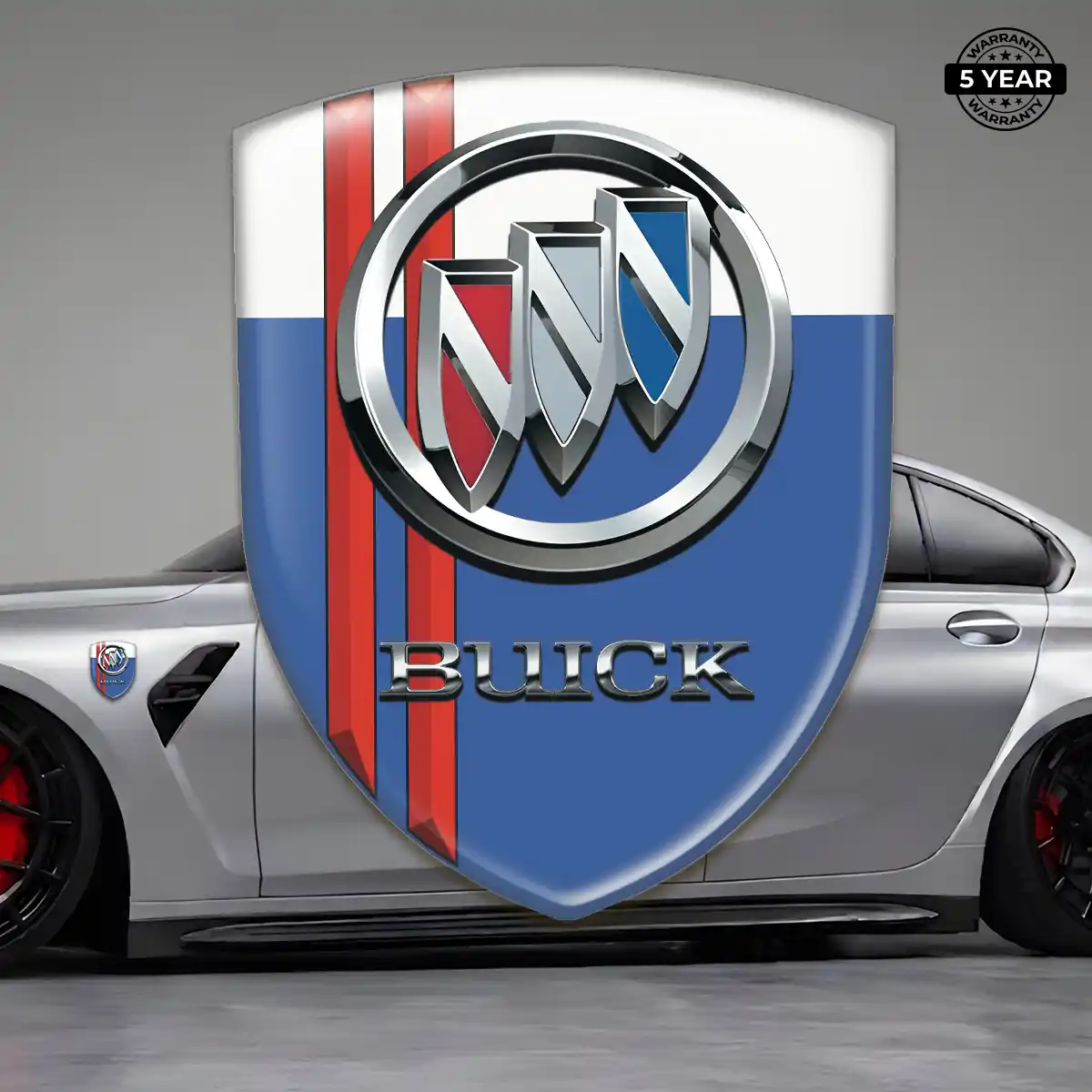 Buick Automotive Logo Sticker Sleek Style