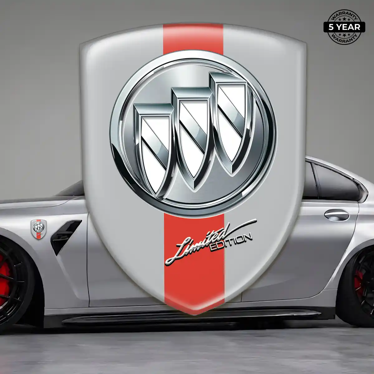 Buick Automotive Resin Decal Sleek Style