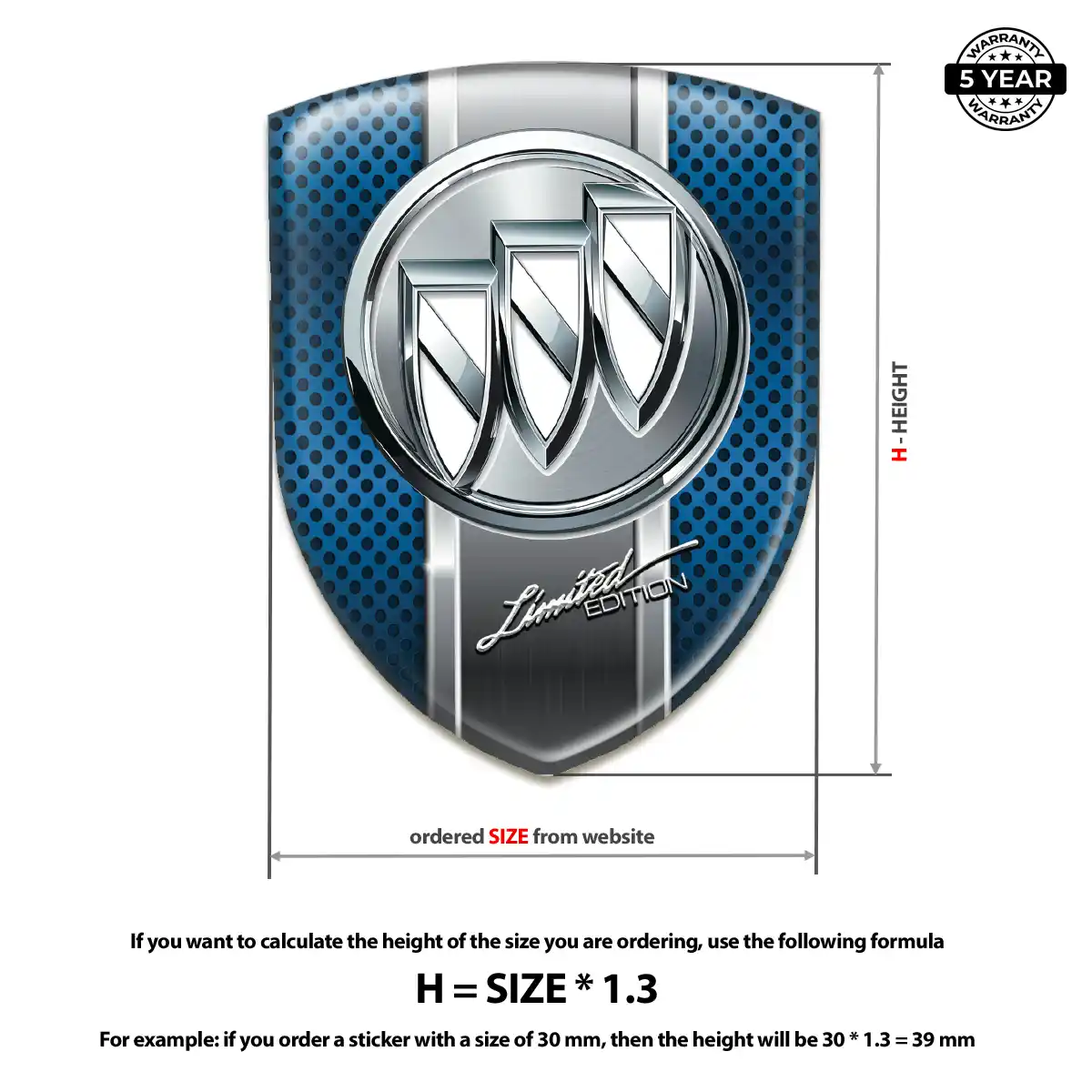 Buick Badge Premium Dome
