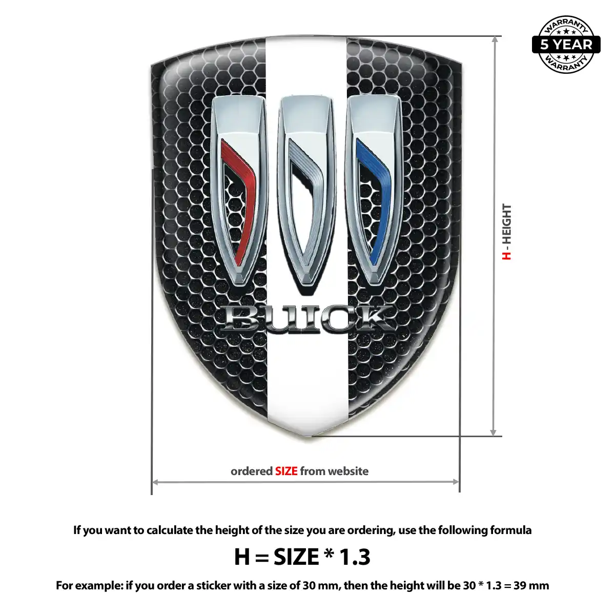 Buick Badge Resin Elite