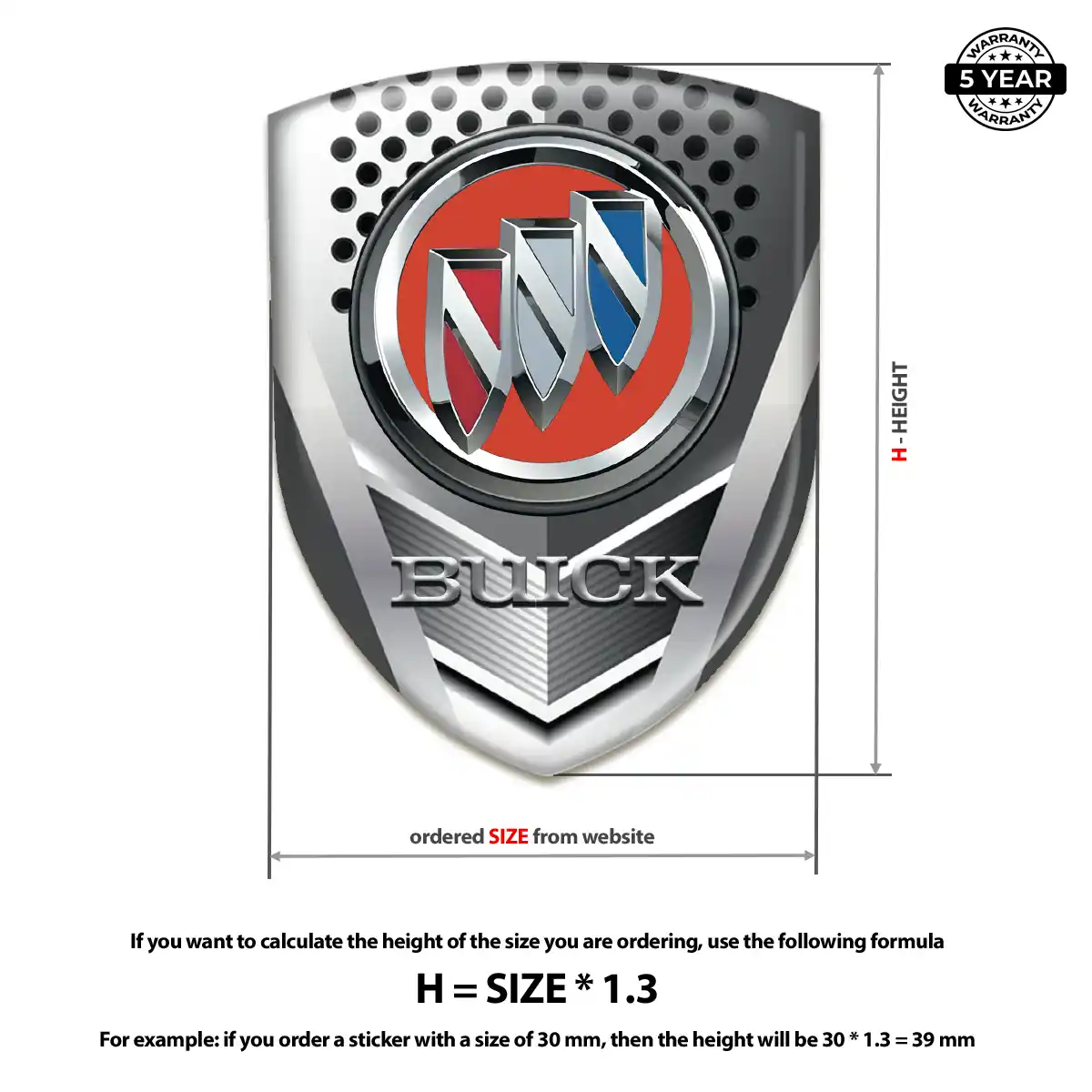 Buick Badge Resin Luxe