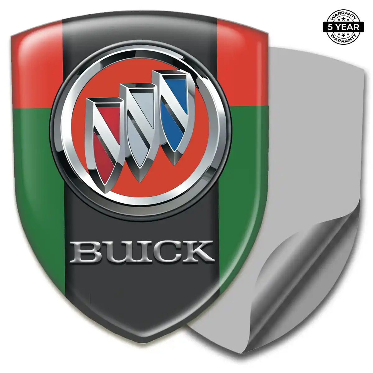 Buick Car Badge Sticker Opulent Line