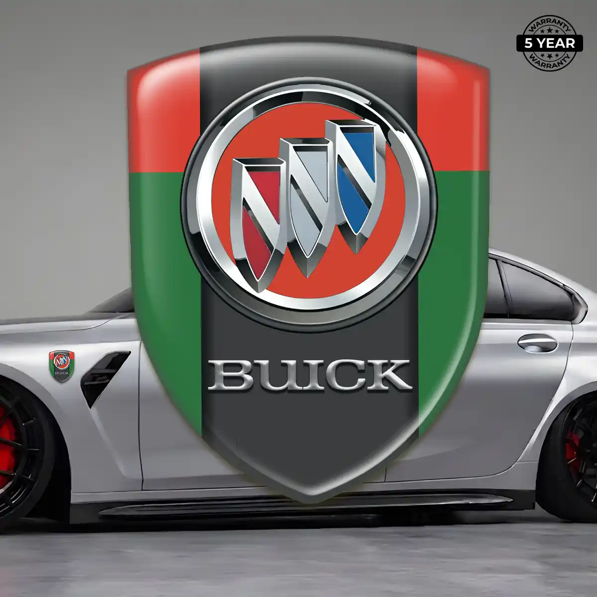 Buick Car Badge Sticker Opulent Line
