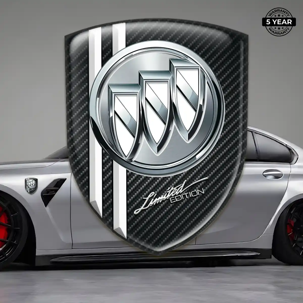 Buick Car Badge Sticker Premium Dome