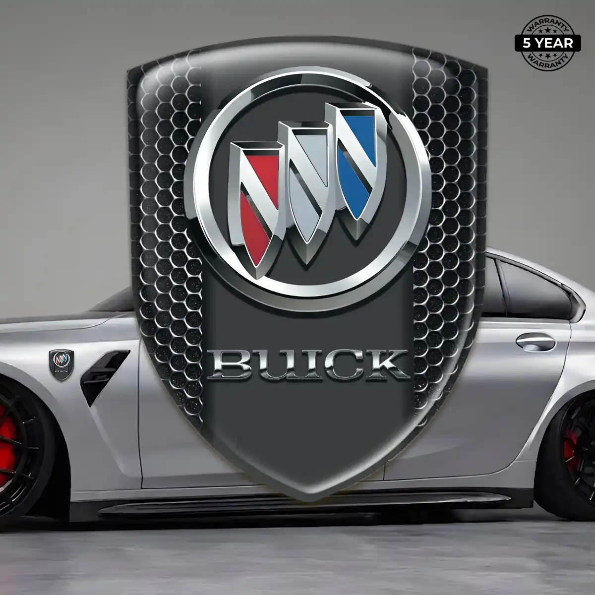 Buick Car Badge Sticker Prestige Line