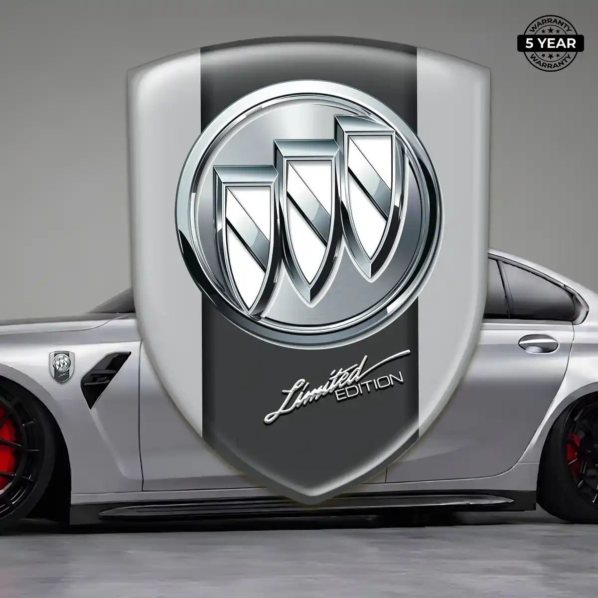 Buick Car Badge Sticker Signature Grade