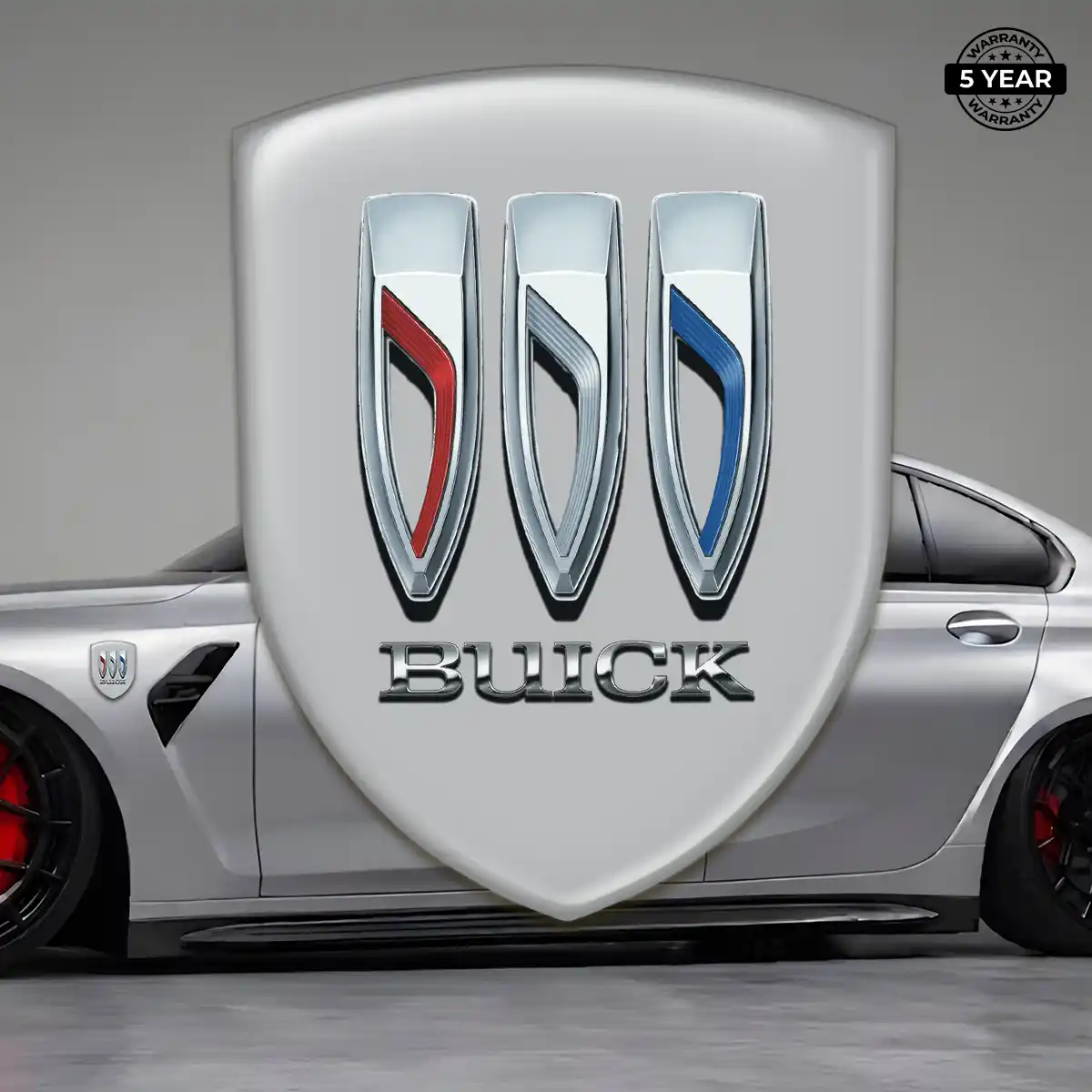 Buick Car Emblem Decal Refined Design