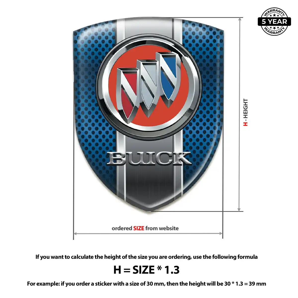 Buick Car Emblem Overlay Deluxe Edition