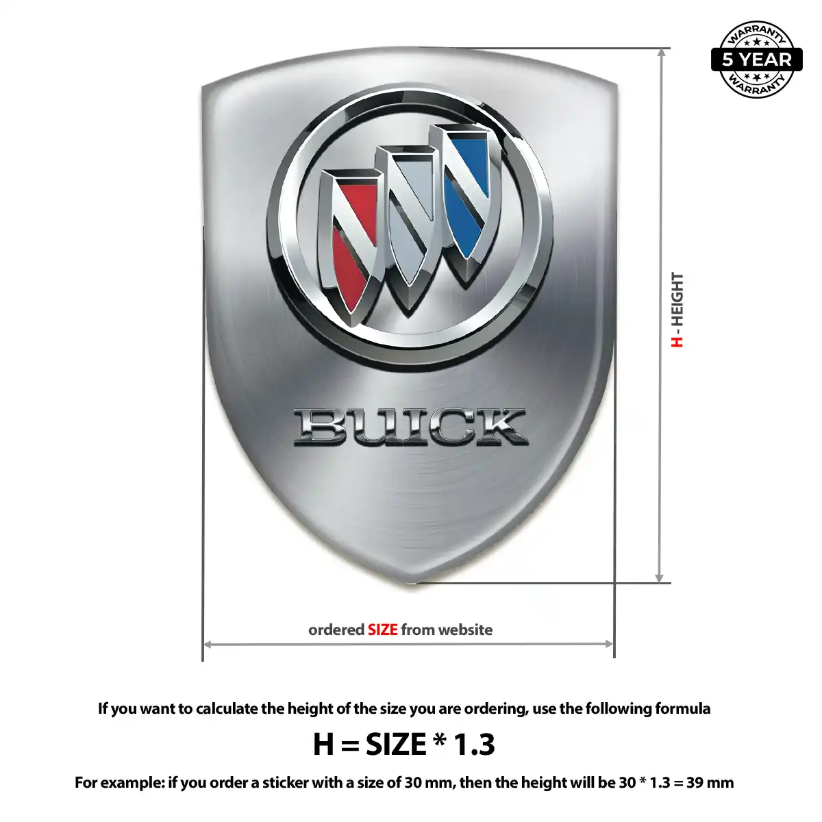 Buick Car Emblem Overlay Noble Edition