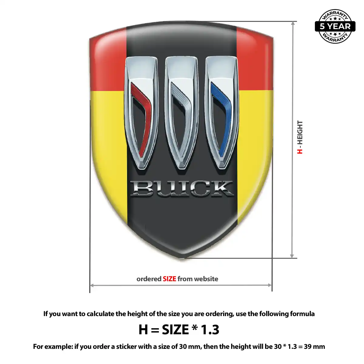 Buick Car Emblem Overlay Opulent Line
