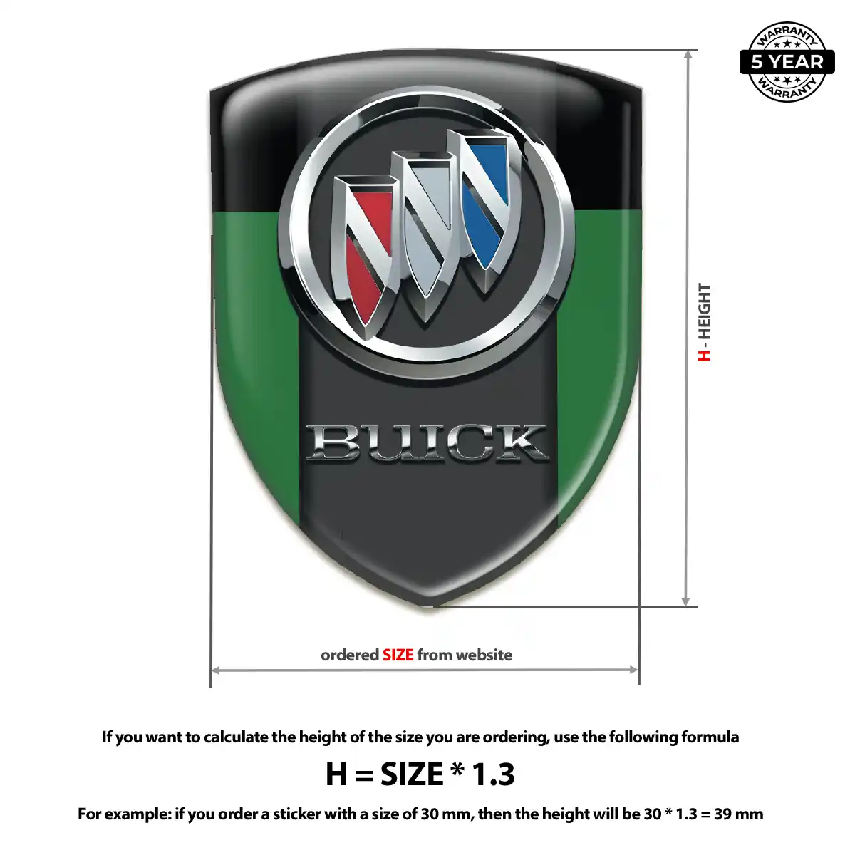 Buick Car Emblem Overlay Refined Design