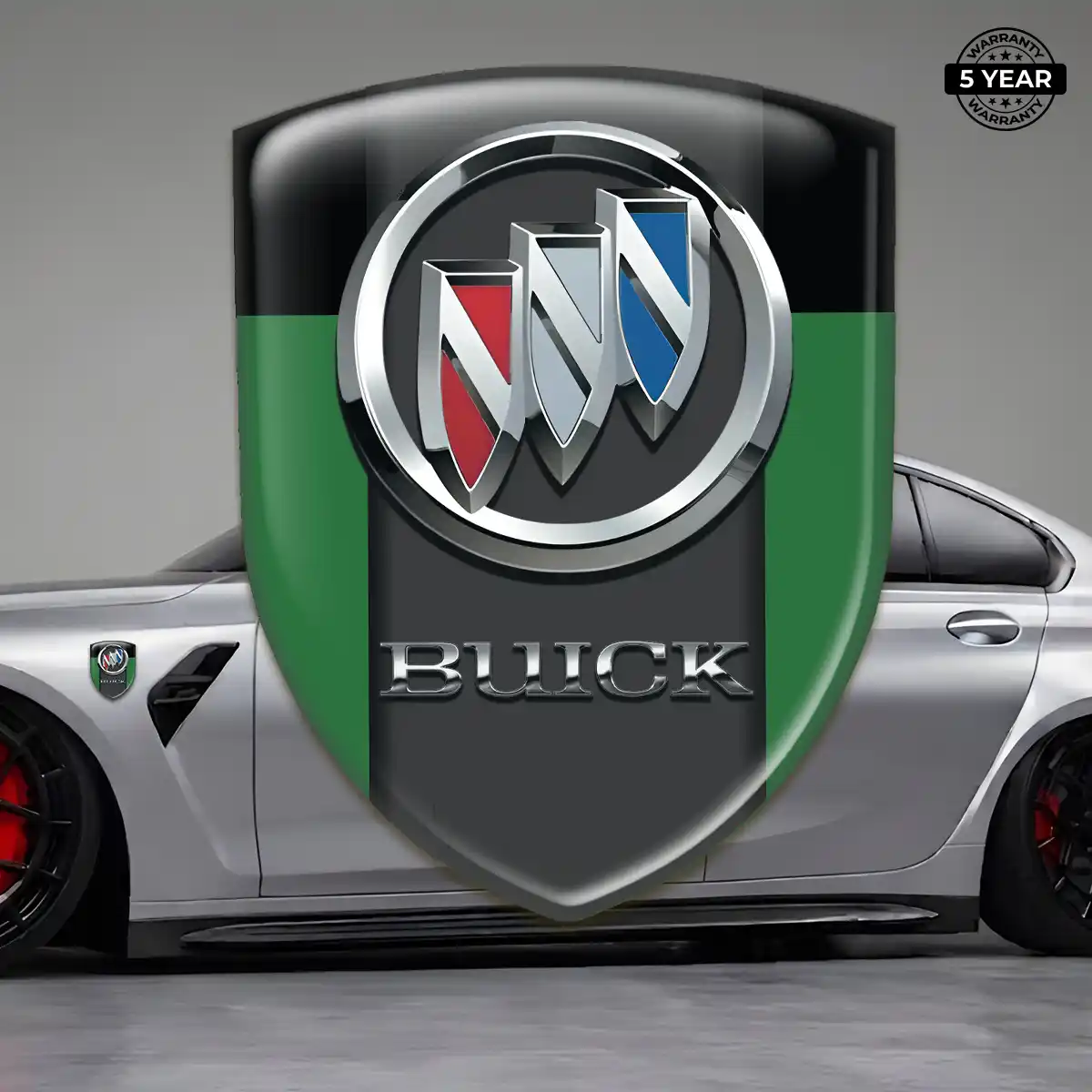 Buick Car Emblem Overlay Refined Design