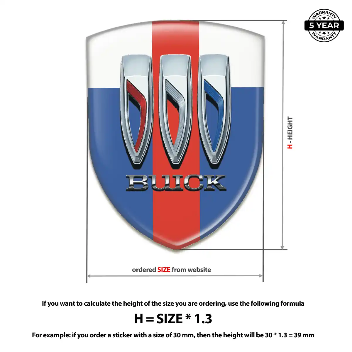 Buick Car Emblem Overlay Signature Grade
