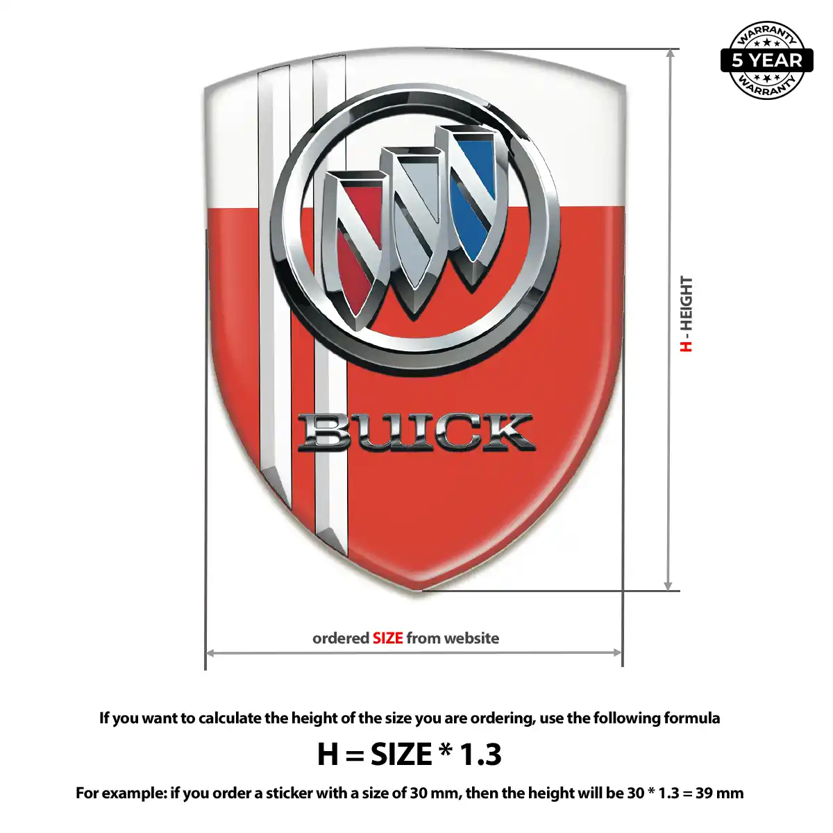 Buick Car Emblem Overlay Sleek Style