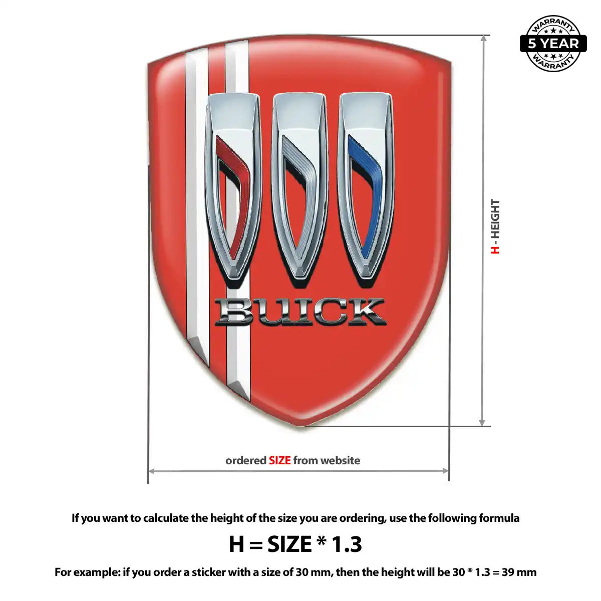 Buick Car Emblem Overlay Superior Craft