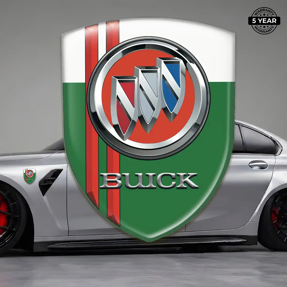 Buick Car Emblem Sticker Deluxe Edition