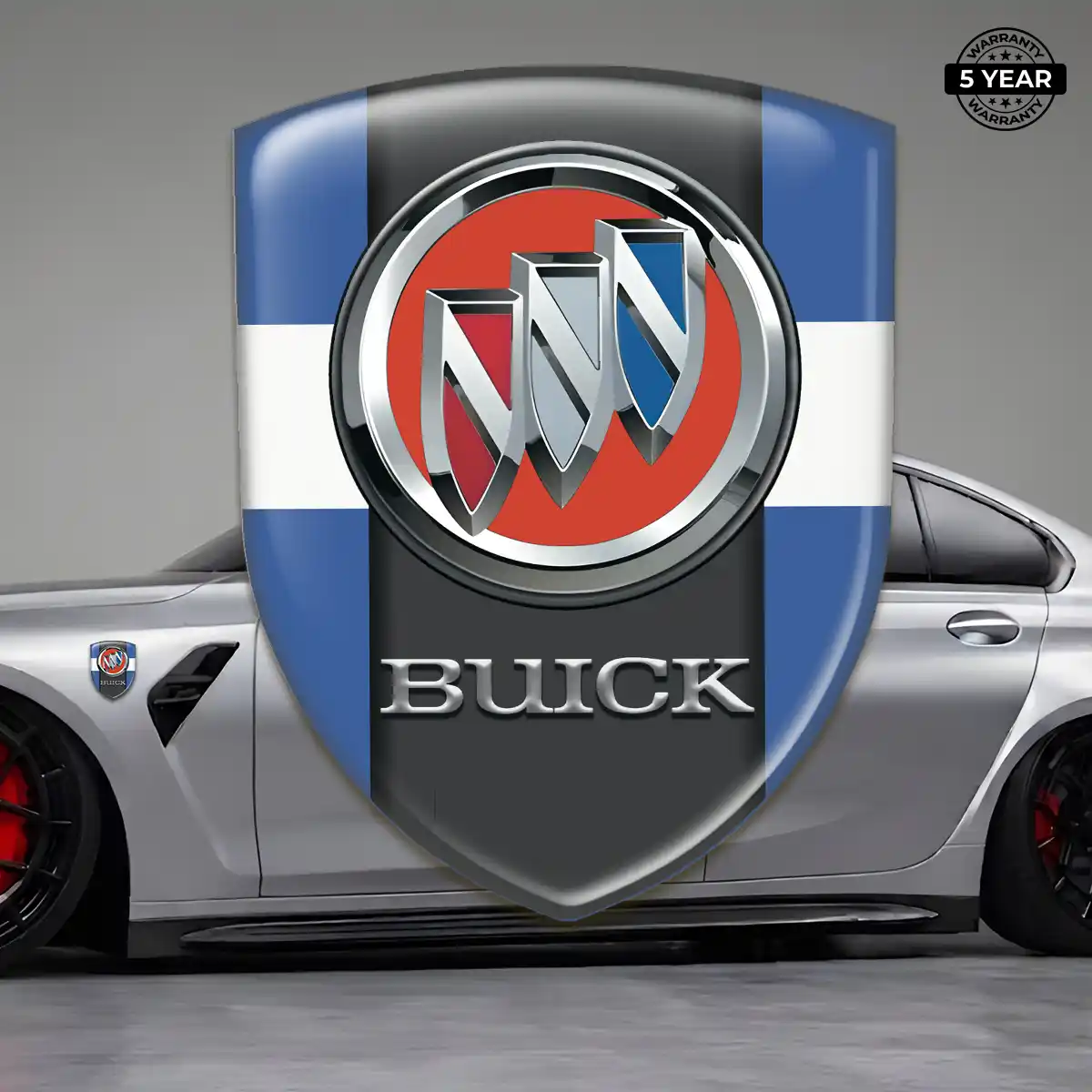 Buick Car Emblem Sticker Premium Dome
