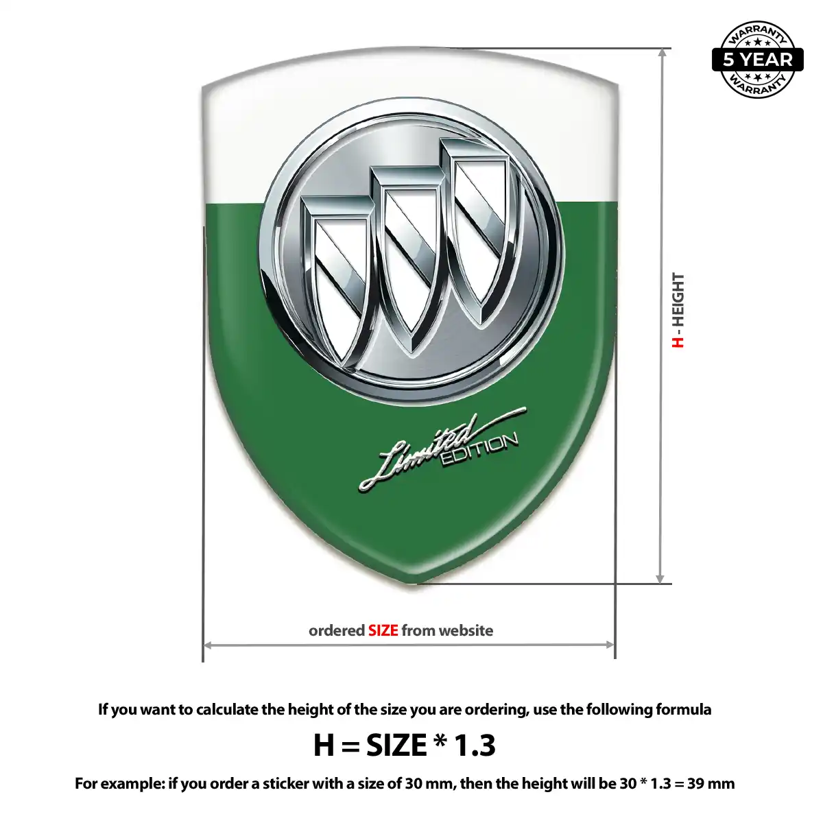 Buick Car Logo Decal Opulent Line