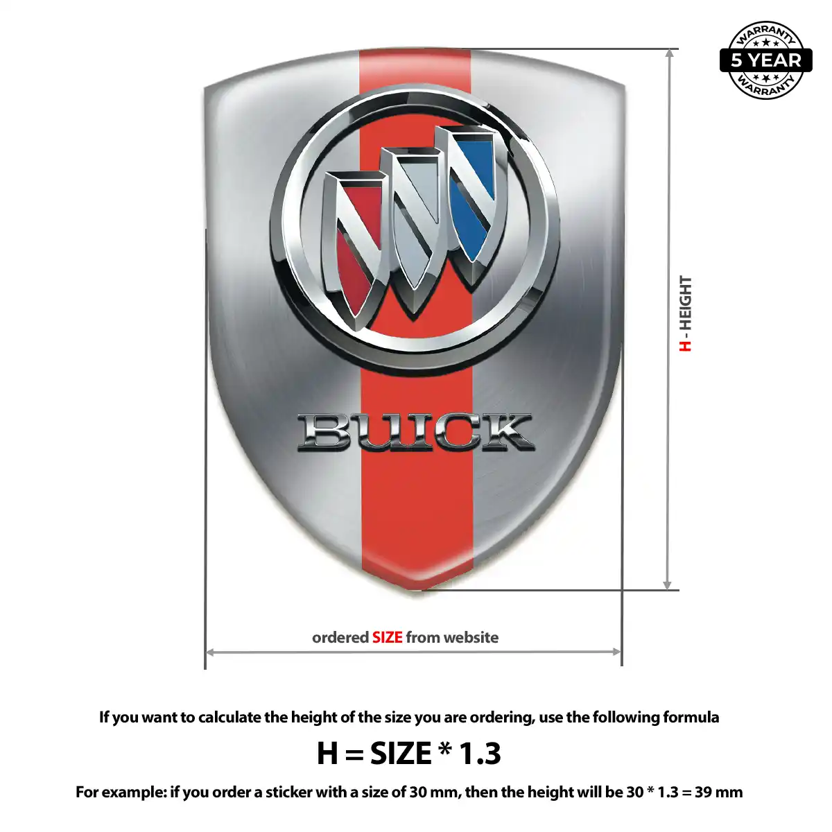 Buick Crest Emblem Deluxe Edition