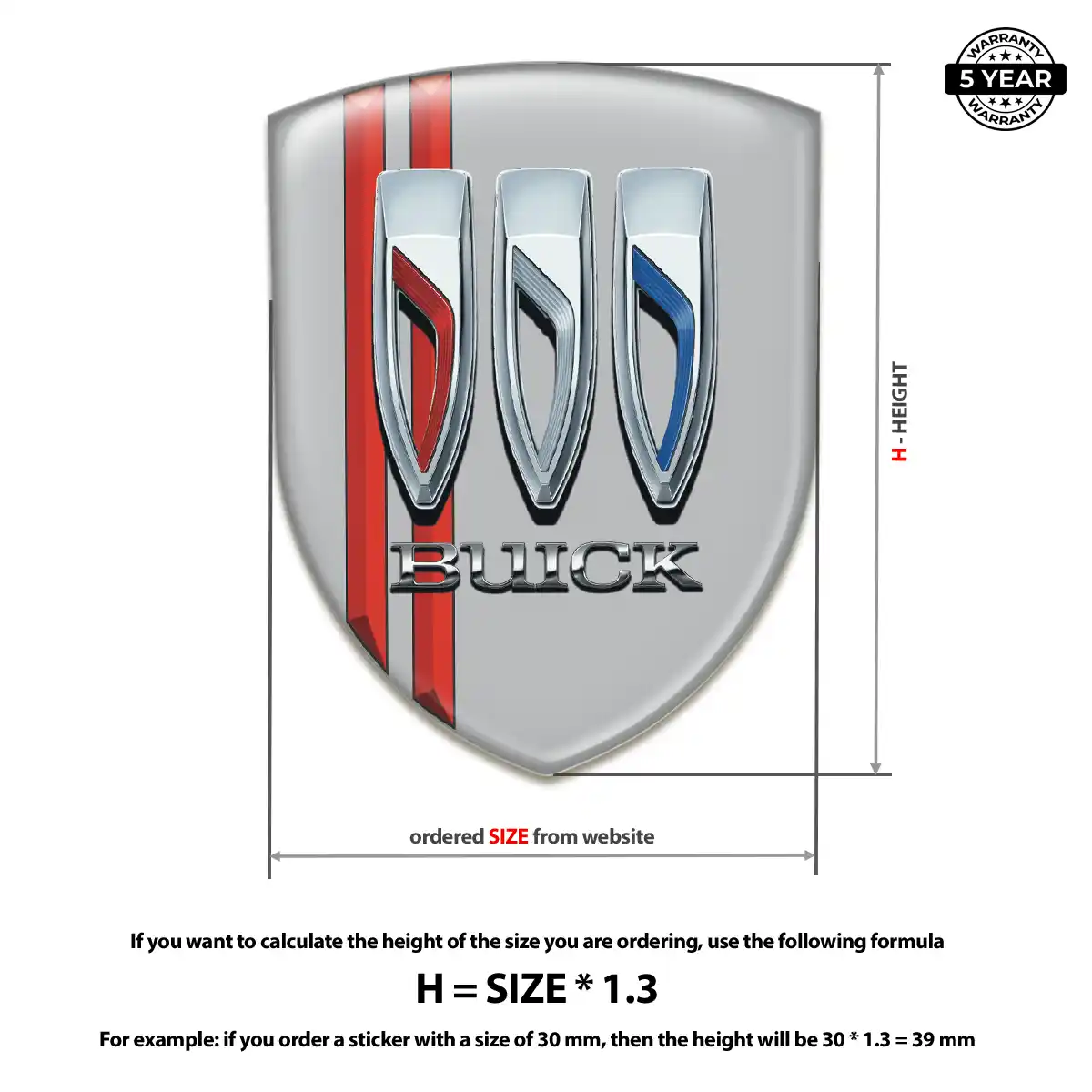Buick Crest Emblem Elite Finish
