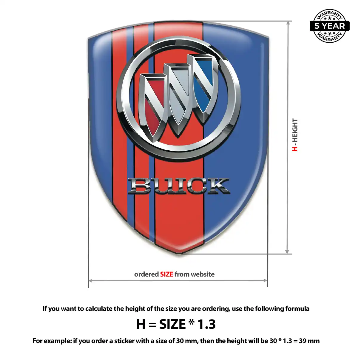 Buick Crest Emblem Resin Elite