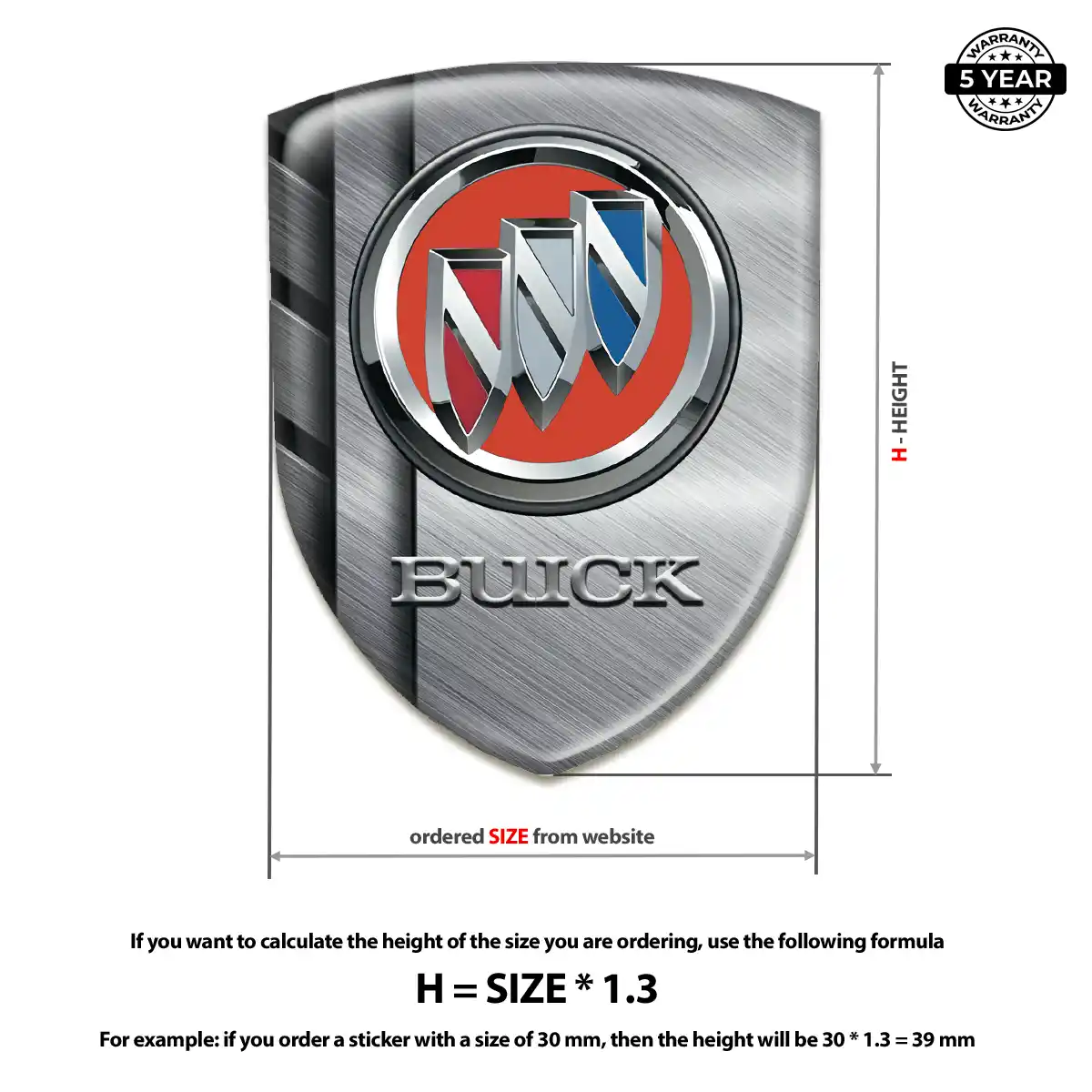 Buick Crest Emblem Sleek Style