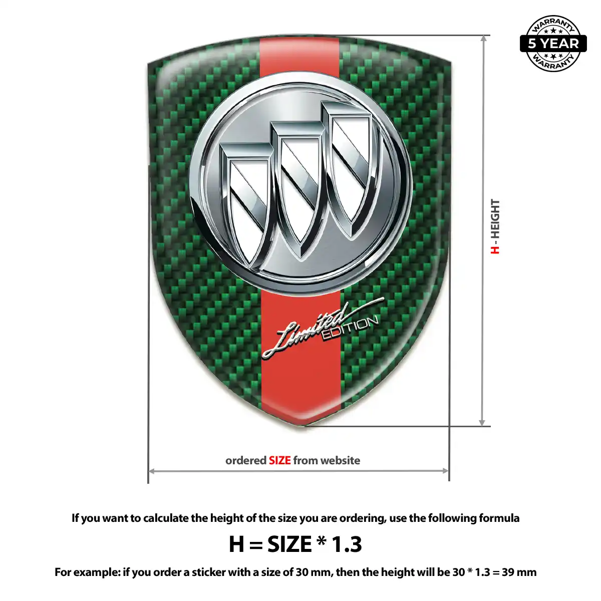 Buick Crest Logo Emblem Noble Edition