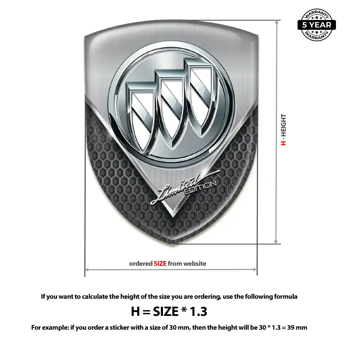 Buick Crest Logo Emblem Prime Quality