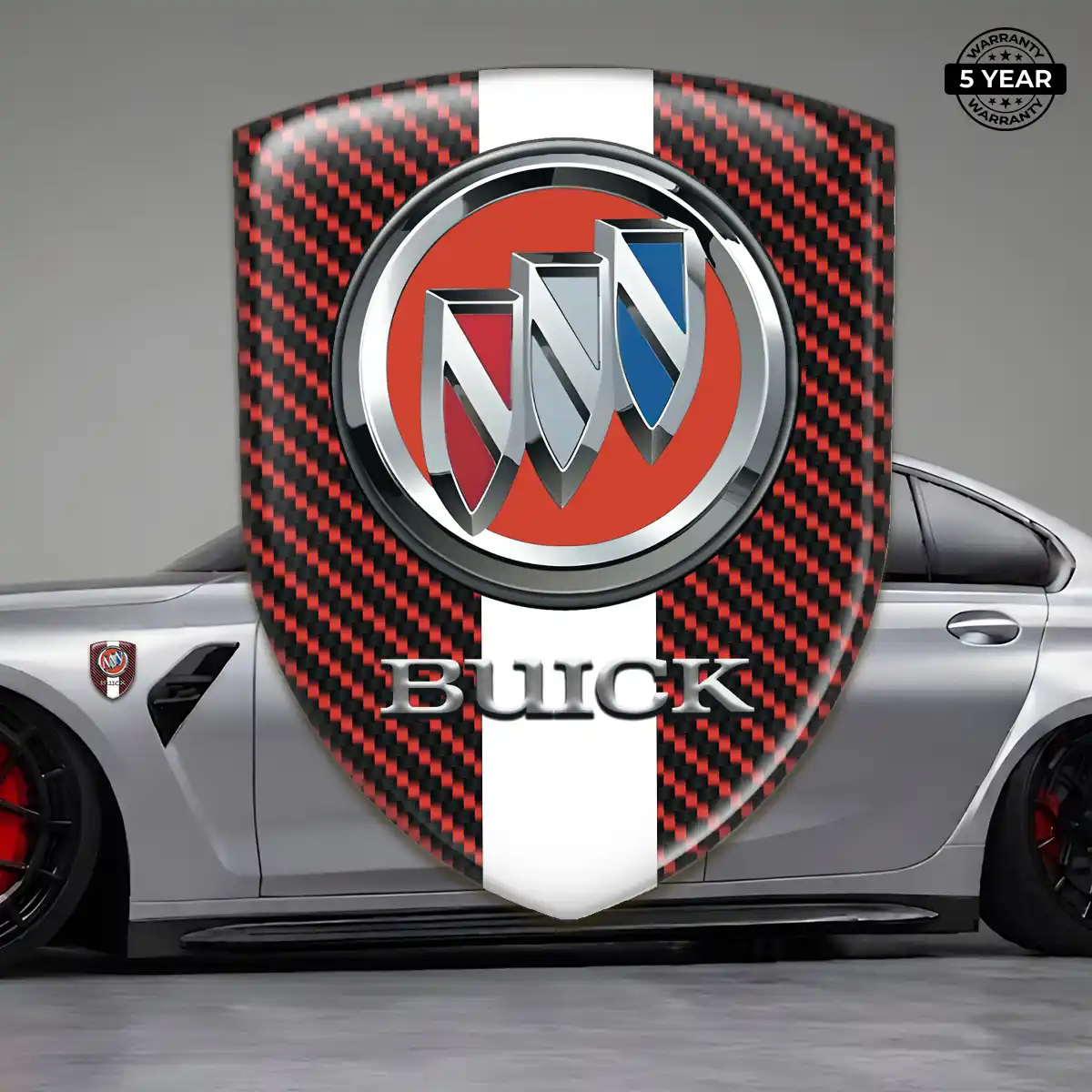 Buick Crest Logo Emblem Resin Luxe