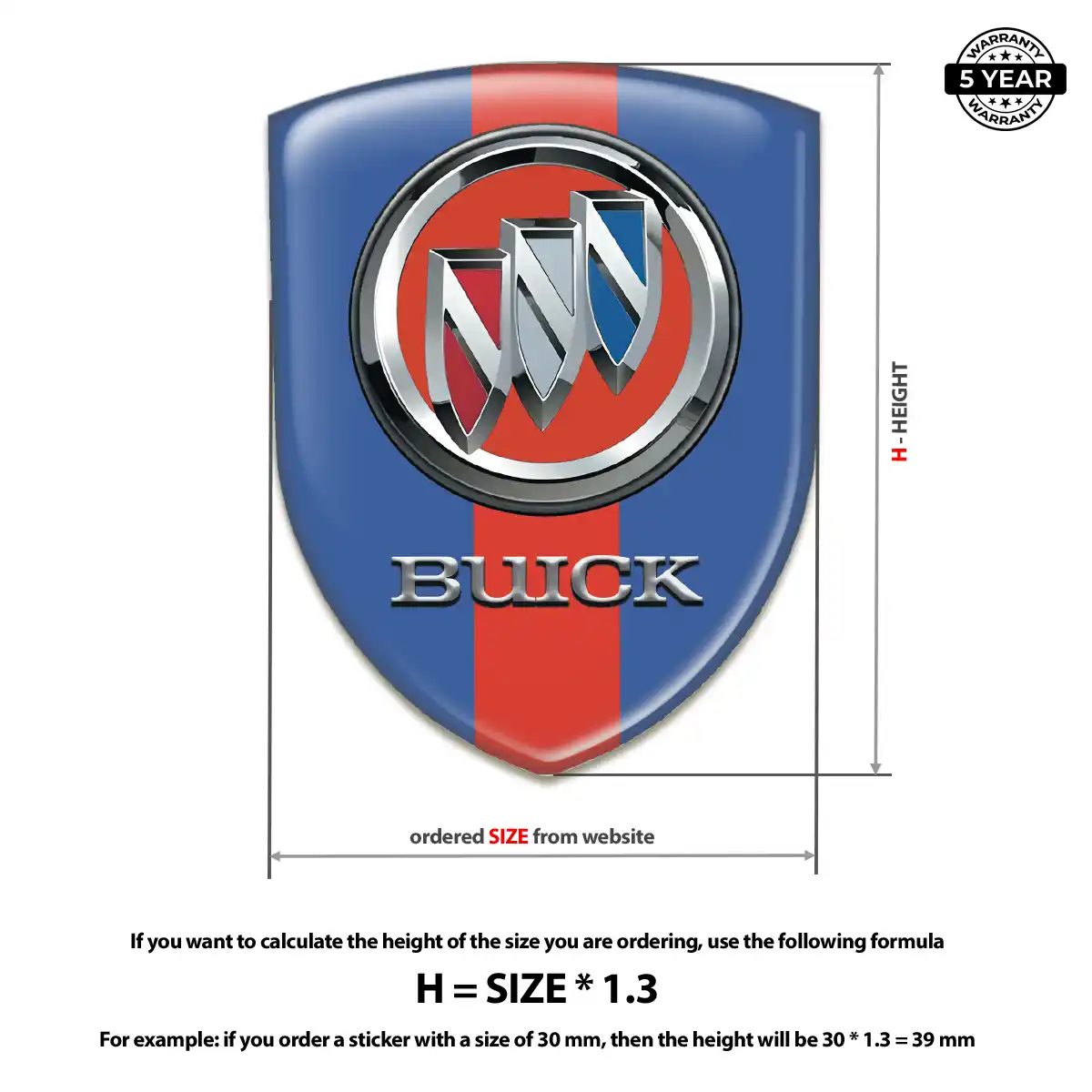 Buick Crest Logo Emblem Superior Craft