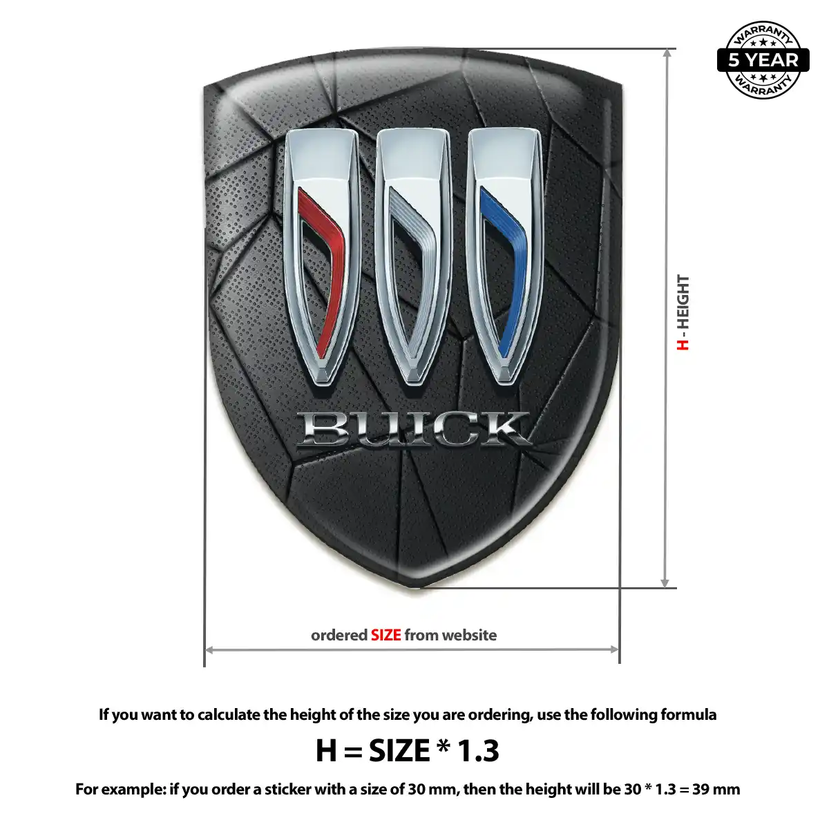Buick Domed Badge Deluxe Edition
