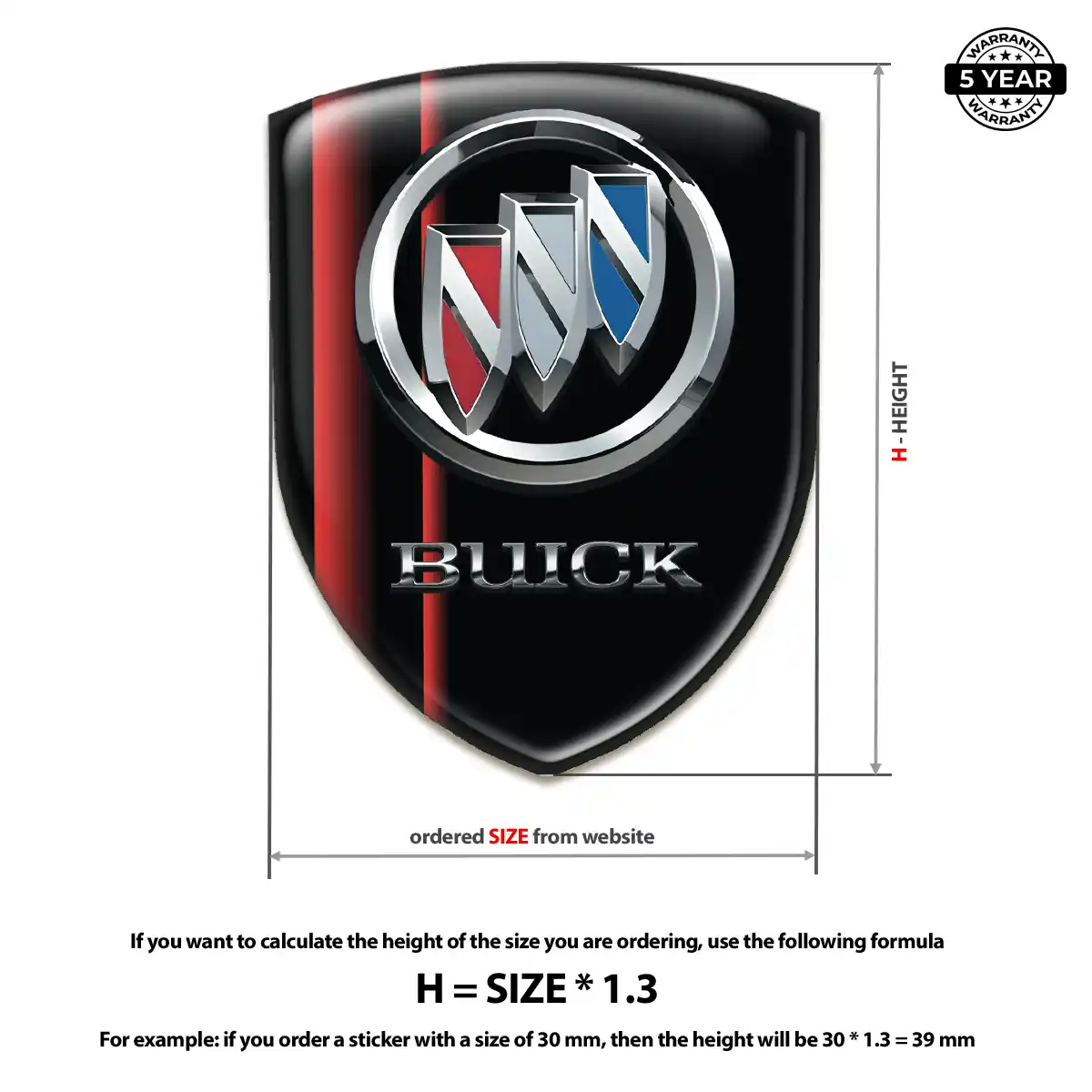 Buick Domed Badge Interior Luxe
