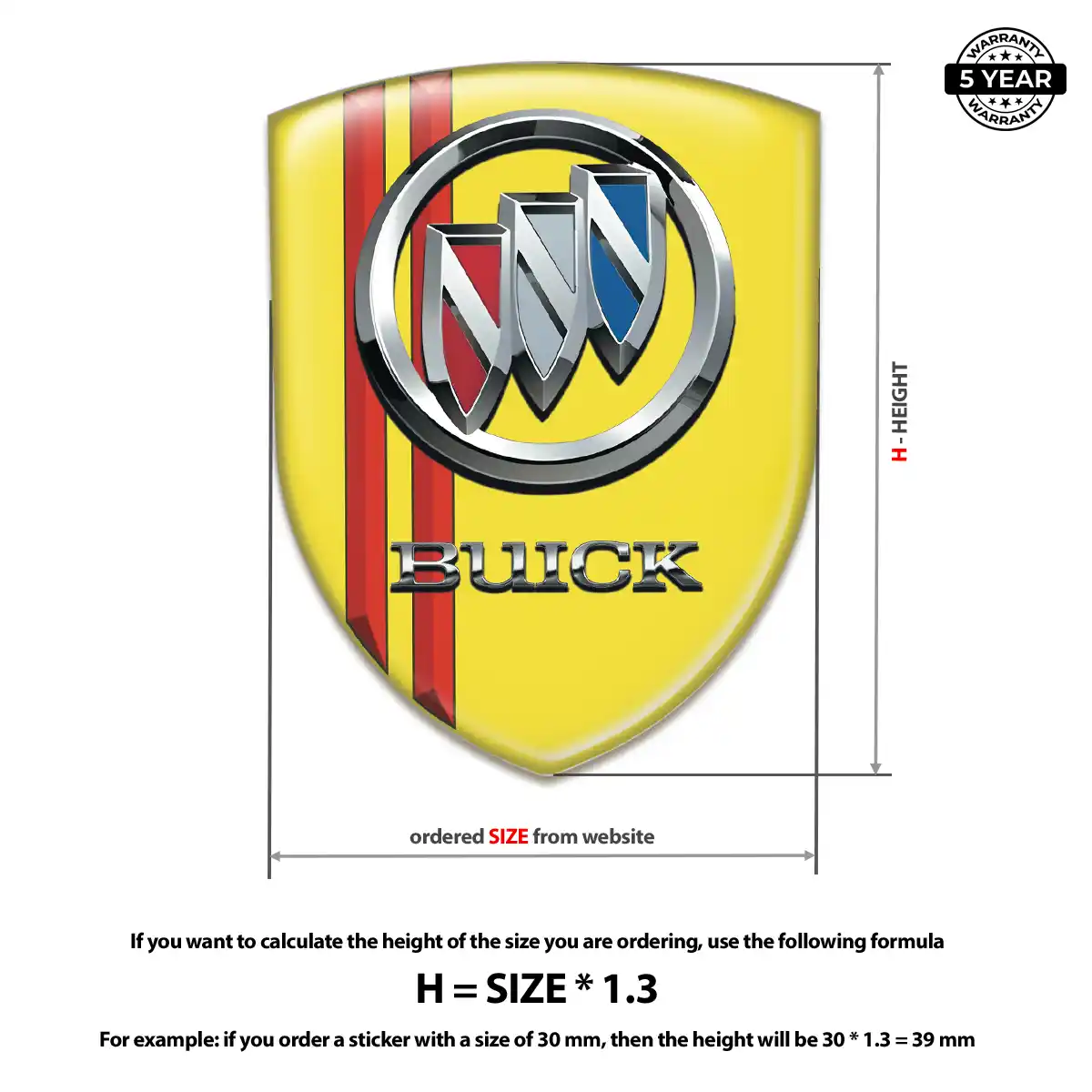 Buick Domed Badge Signature Grade