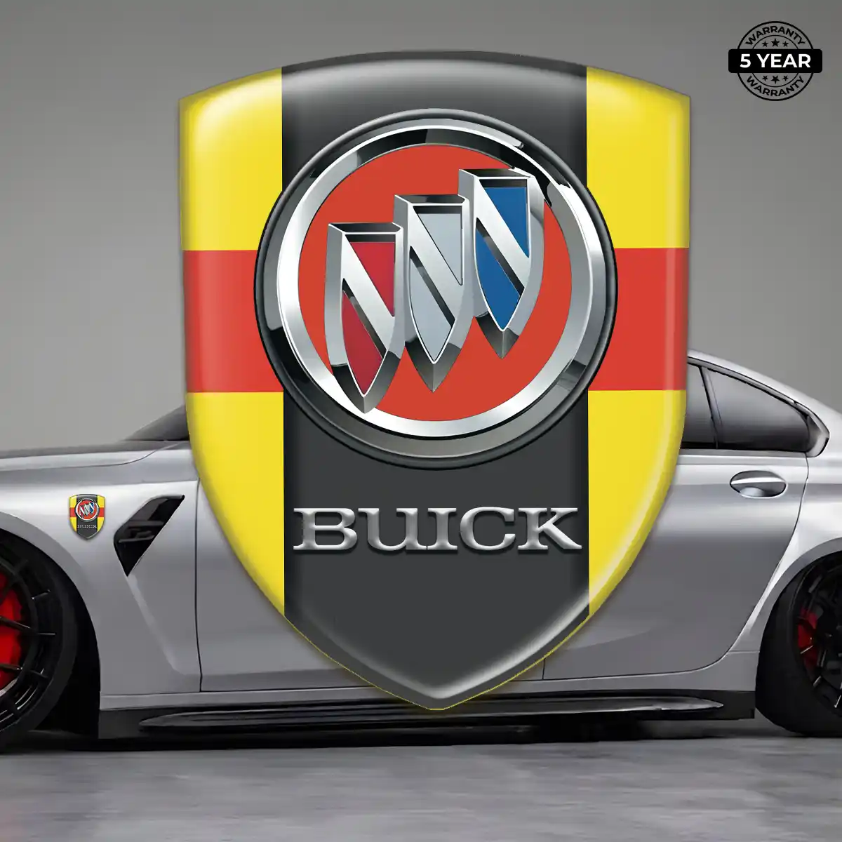 Buick Domed Car Sticker Deluxe Edition