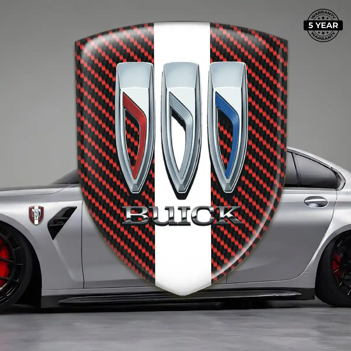 Buick Domed Car Sticker Elite Edition