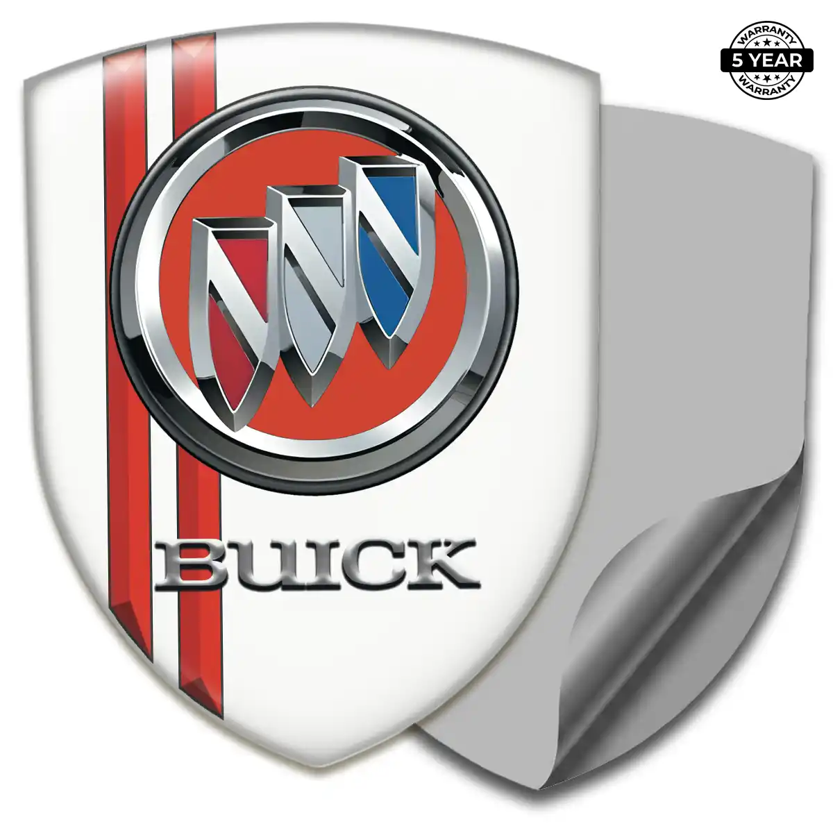 Buick Domed Car Sticker Elite Finish