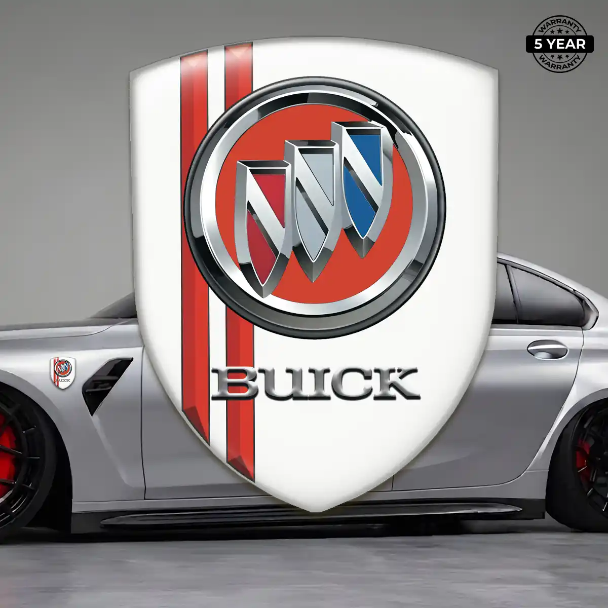 Buick Domed Car Sticker Elite Finish