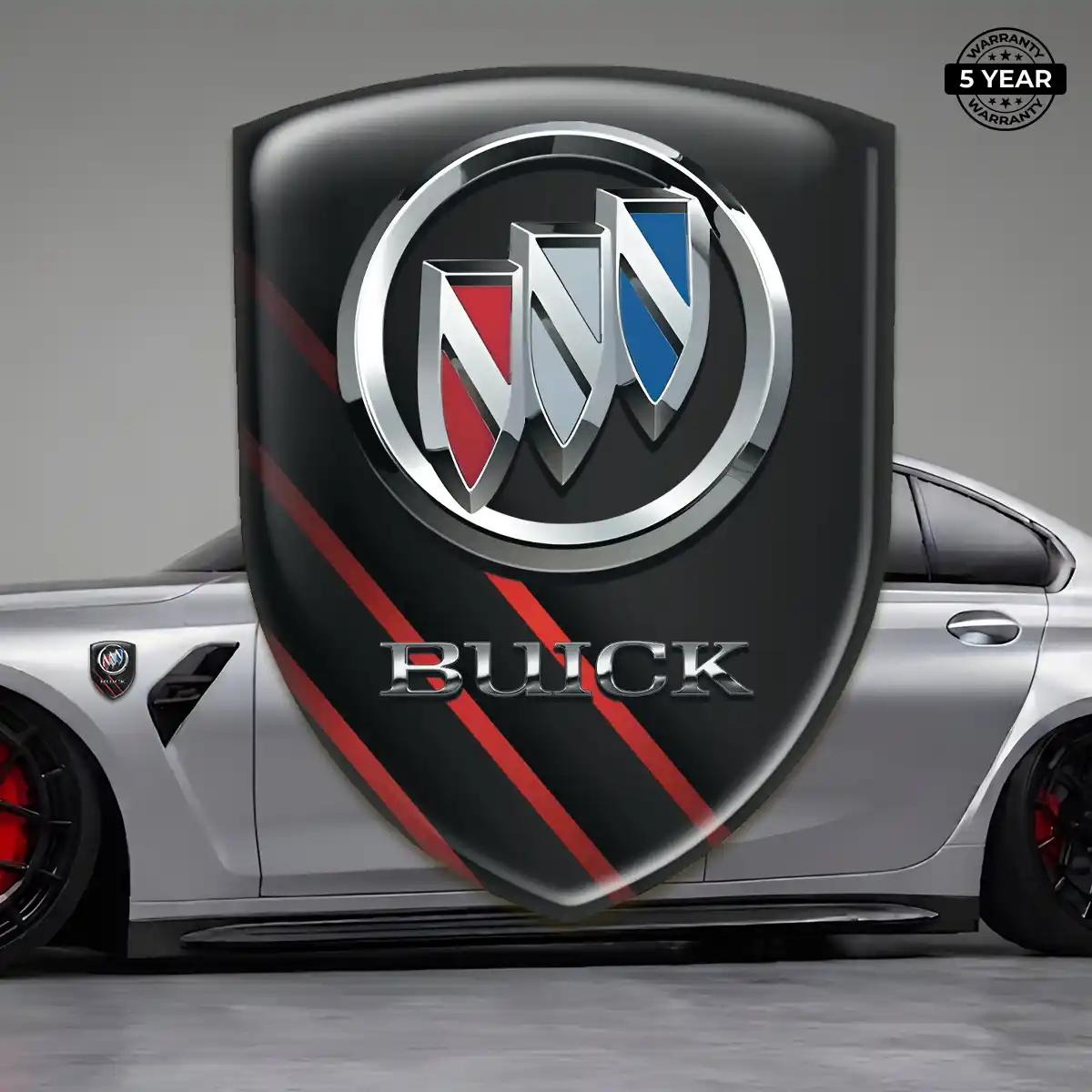 Buick Domed Car Sticker Opulent Line