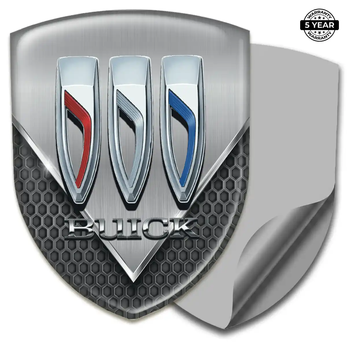 Buick Domed Car Sticker Refined Design