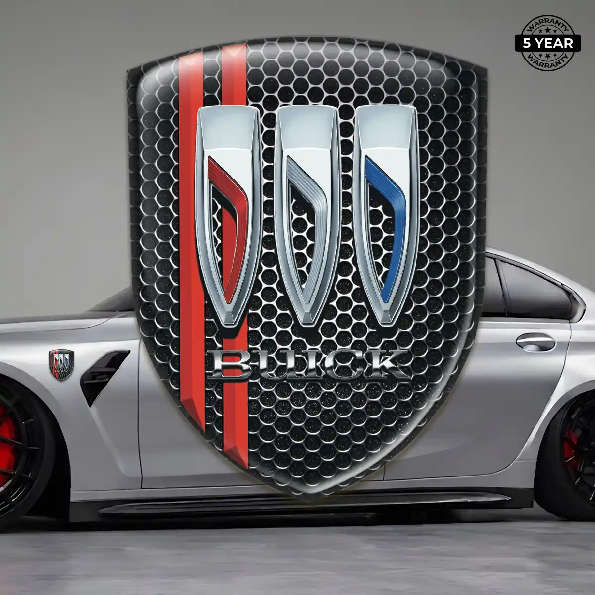 Buick Domed Car Sticker Signature Grade