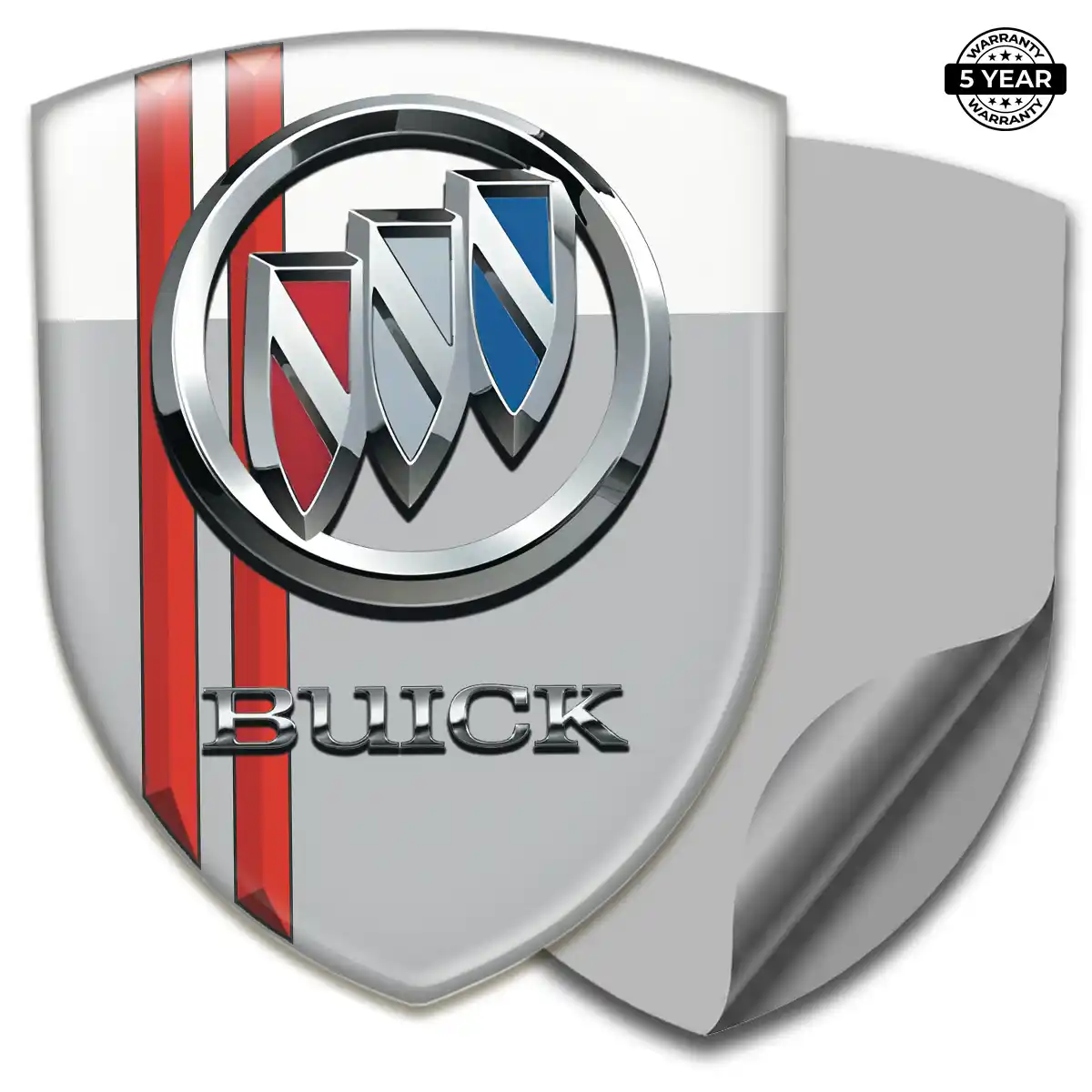 Buick Domed Decal Refined Design