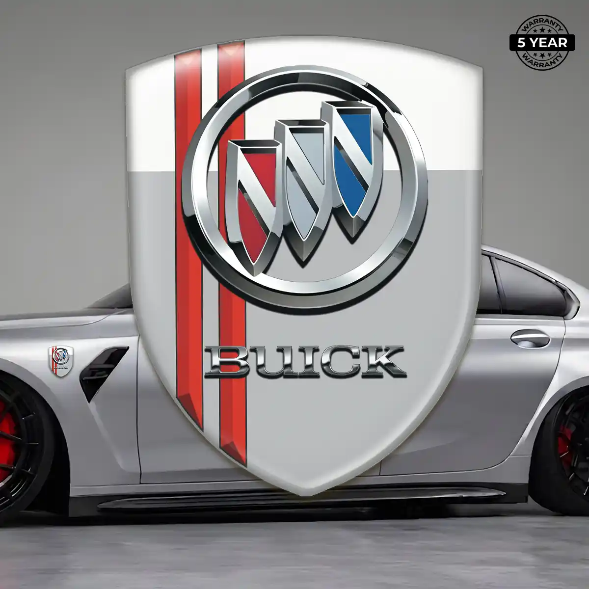 Buick Domed Decal Refined Design