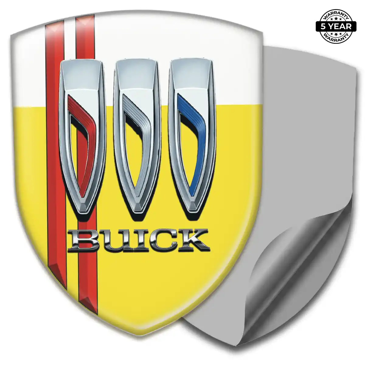 Buick Domed Decal Sleek Style