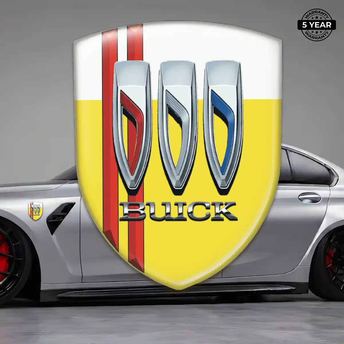 Buick Domed Decal Sleek Style
