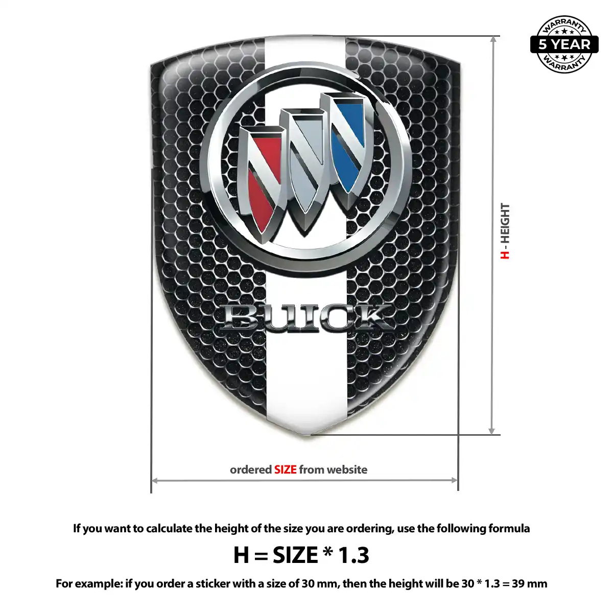 Buick Domed Emblem Interior Luxe