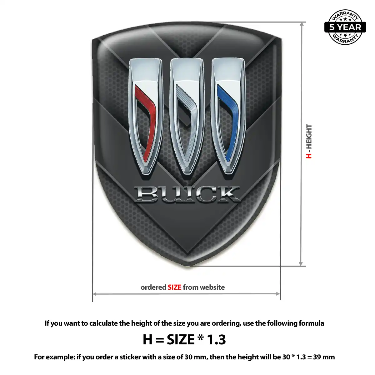 Buick Domed Emblem Prestige Line