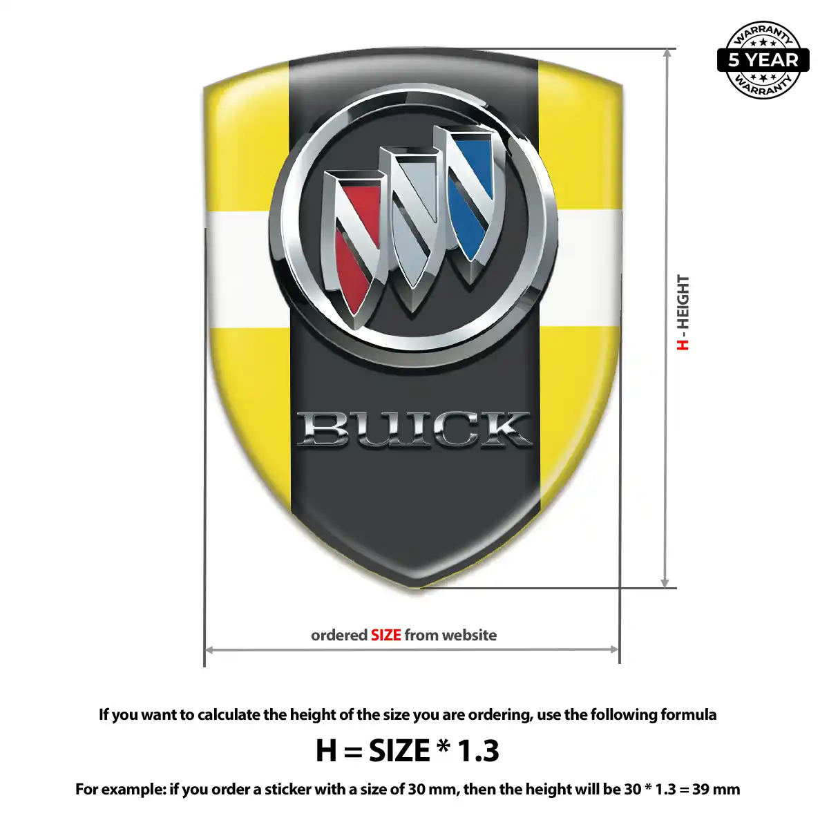 Buick Domed Emblem Signature Grade